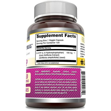 Amazing Formulas 5 HTP 100 Mg 120 VCaps