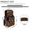 thumbnail image 6 of FUIALDOLG Stretch Polyester Crossbody Bags Portable Leakproof Crossbody Purse for Travel, Maple Leaf Design Crossbody Purses, 6 of 7