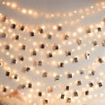 thumbnail image 3 of TFixol 4M 40 Lights String Light + 40 Transparent Plastic Clips DIY Photo Clip Fairy Light Room Decoration, 3 of 6