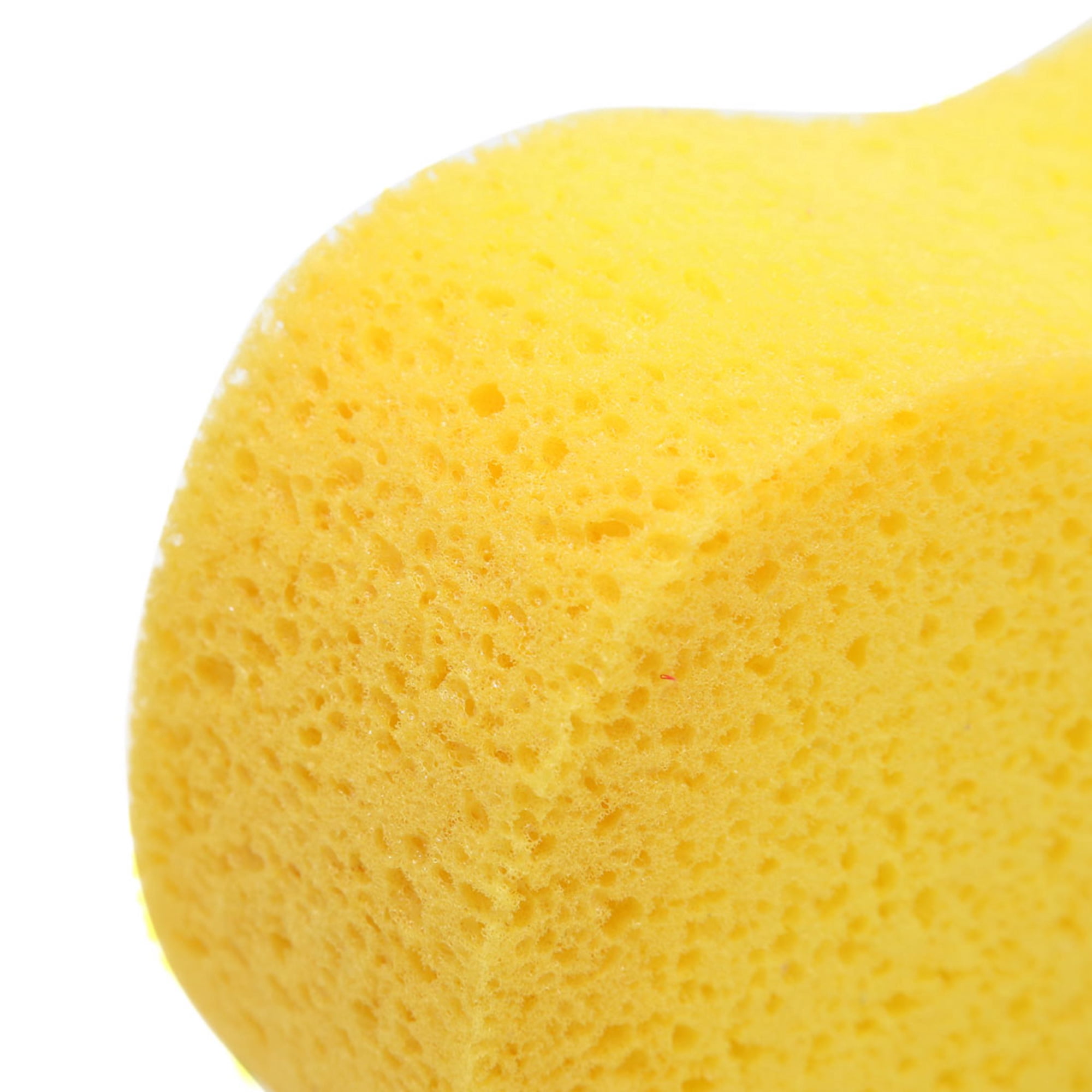 Unique Bargains Universal Yellow 8 Shaped Car Washing Sponge Pad for Car Cleaning