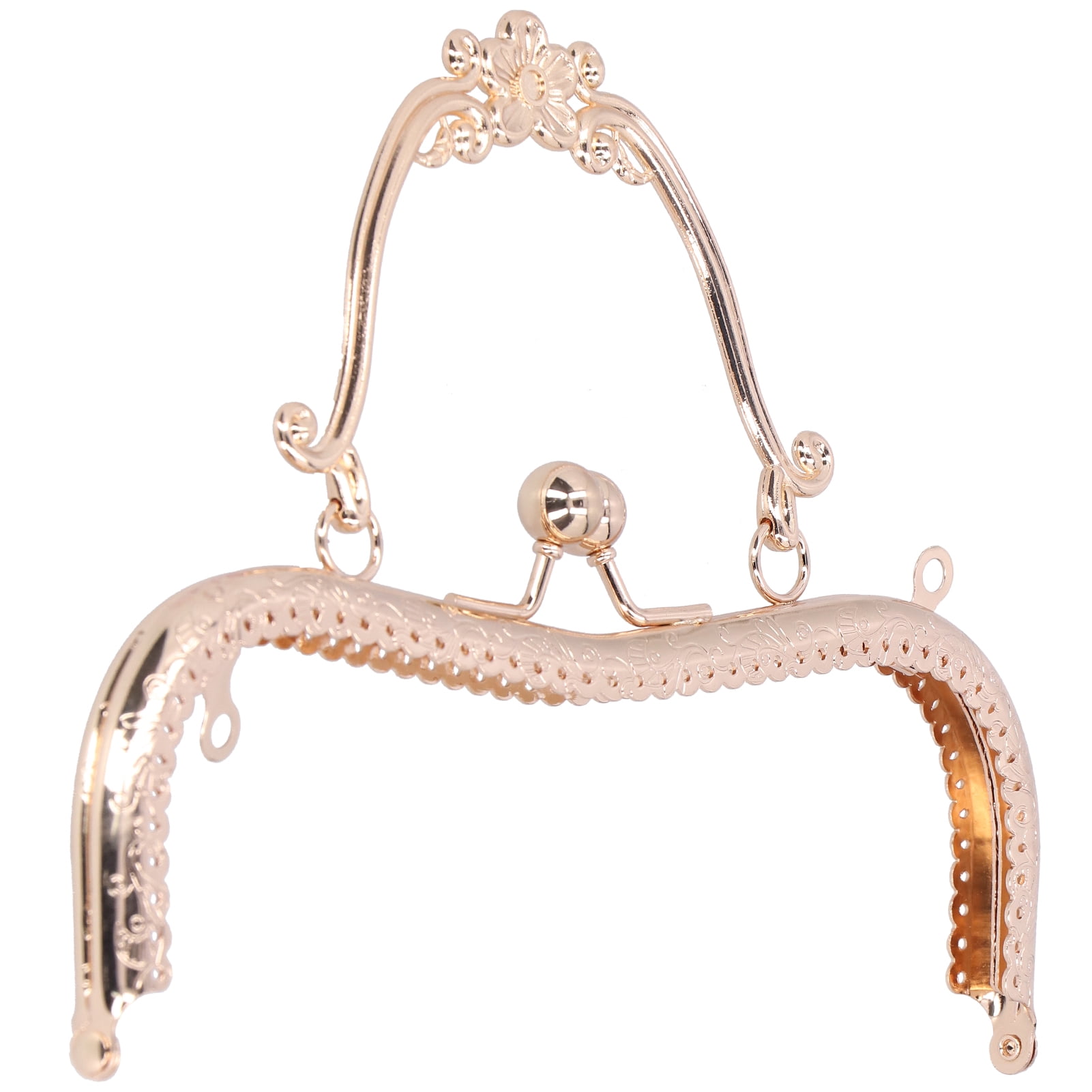 HEALLILY Cadre De Sac À Main En Métal Rétro Incurvé 6.50In Fermoir Gravé Pour Couture Accessoire De Bricolage Poignée Pour Sac À Main Artisanat HEALLILY Cadre De Sac À Main En Métal Rétro Incurvé 6.50In Fermoir Gravé Pour Couture Accessoire De Bricolage Poignée Pour Sac À Main Artisanat