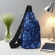 thumbnail image 1 of Bolsa de pecho para hombre Crossbody de gran capacidad | Mochila mensajera impermeable multifunción | Viajes deportivos al aire libre, con múltiples bolsillos, correa ajustable, tela duradera, 1 of 6