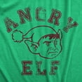 thumbnail image 2 of Mens Angry Elf T Shirt Funny Xmas Party Pissed Off Elves Santas Helpers Tee for Guys Graphic Tees, 2 of 9