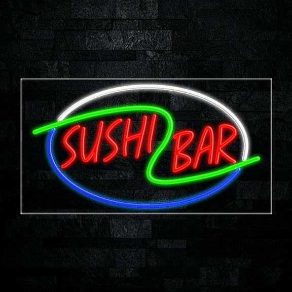 Sushi Bar-LED Neon Sign 33"L x 18"H #30705