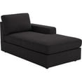 thumbnail image 4 of Bowery Hill Modern Fabric Sectional Sofa with Reversible Chaise in Dark Gray, 4 of 7