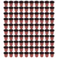 thumbnail image 2 of 100Pcs 6.85" Plastic Plants Nursery Pot Seedlings Flower Plant Container, 2 of 5