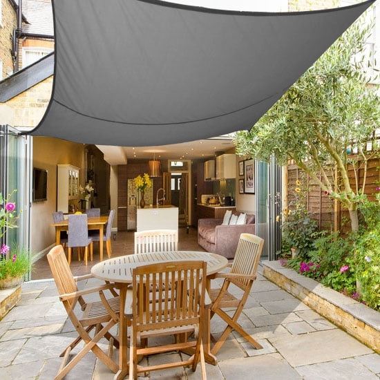 Sunscreen Rectangle Awning Canopy Uv Block Fabric Patio Shade Sail New Sand In Outdoor Garden 3 4m Gray Com Sunscreen Rectangle Awning Canopy Uv, Fabric Patio Shades