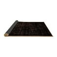 thumbnail image 2 of Ahgly Company Indoor Rectangle Abstract Brown Modern Area Rugs, 2' x 5', 2 of 4