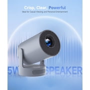 Magcubic Projector 8K&4K 1080P Support, 290 ANSI Mini Projector Smart with 5w Soundbase Speaker for Movie Projection, HY300 Pro+ Grey