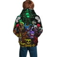 thumbnail image 2 of Youth Five Nights At Freddy'S Hoodies 3D Print Pullover Hooded Sweatshirt With Pocket For Boys Girls Teen Medium, 2 of 8