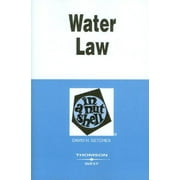 Water Law in a Nutshell (Nutshell Series)