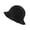 Black, variant on Bucket Hat - Men Women 100% Cotton & Denim UV Protection Tennis Packable Summer Travel Beach Sun Hat(SM, Yellow)