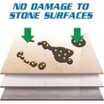 thumbnail image 5 of Tombstone Headstone Cleaner Spray Granite Marble Monument Grave Polish Stain Remover with Towel 50ml, 5 of 8