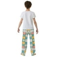thumbnail image 4 of FORMRS Boys Pajama Pants with Pockets Size 6-8Y Kids Lounge Sleep Bottoms, Daisy Mosaic, 4 of 8