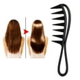 thumbnail image 2 of Cergrey Wide Teeth Comb,2pcs Professional Salon Wide Teeth Shark Comb Curly Hair Hairdressing Comb Hair Styling Tool, Large Teeth Comb, 2 of 8