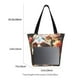 thumbnail image 3 of Balery Rose Floral Skull Bolsa de Hombro con Diseño, Bolsa Grande y Duradera, Bolsa Versátil para Compras, 3 of 6