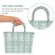 thumbnail image 3 of 1pc Bolsa tejida a mano Bankas de gelatina Bolsa de playa Bolsa de compras para verduras para verduras, 3 of 6