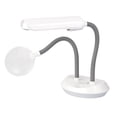thumbnail image 2 of OttLite Duoflex Desk Lamp w/Magnifier 13W, 2 of 3