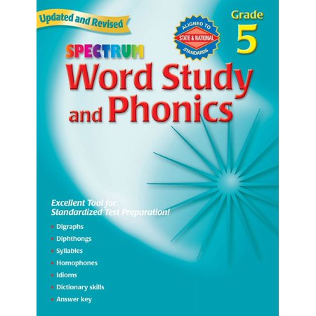 Spectrum: Word Study and Phonics, Grade 5 (Paperback)