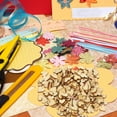 thumbnail image 6 of SEWCHICS Heart Shaped Wood Mini Wooden Heart Natural Wood 400Pcs 1.2x1.2x0.2in, 6 of 8