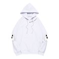 thumbnail image 4 of XIAONU Womens Hoodies Halloween Ghost Letter Print Drawstring Hooded Sweatshirt Long Sleeve Pocket Pullover Hoodie, 4 of 4