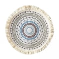 thumbnail image 1 of mantel individual,Mantel individual redondo para mesa de cocina,mantel individual reutilizable,Manteles de flores con diseño de mandala estilo nórdico rústico,Mantel individual boho para, 1 of 8
