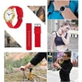 thumbnail image 5 of KOMI Bracelets de Montre en Silicone, Libération Rapide, Bracelets de Remplacement en Caoutchouc Souple de Qualité Supérieure pour Hommes et Femmes 18 mm Rouge, 5 of 5