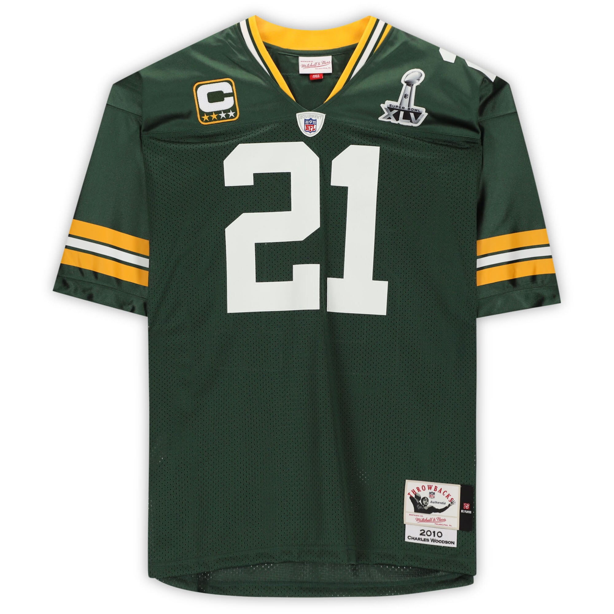 Charles woodson mitchell and ness packers sales