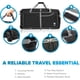 thumbnail image 4 of Bolsa de viaje Bago Rolling de 80 litros con ruedas, impermeable, negra, 4 of 9