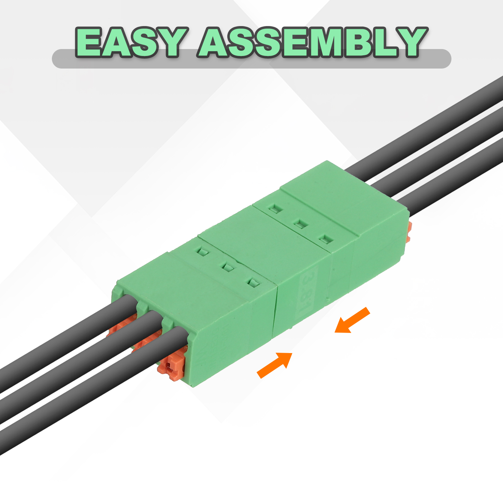 Uxcell 15 Set 4-Pin 5.08mm/0.2" Pitch PCB Mount Screw Terminal Straight Green