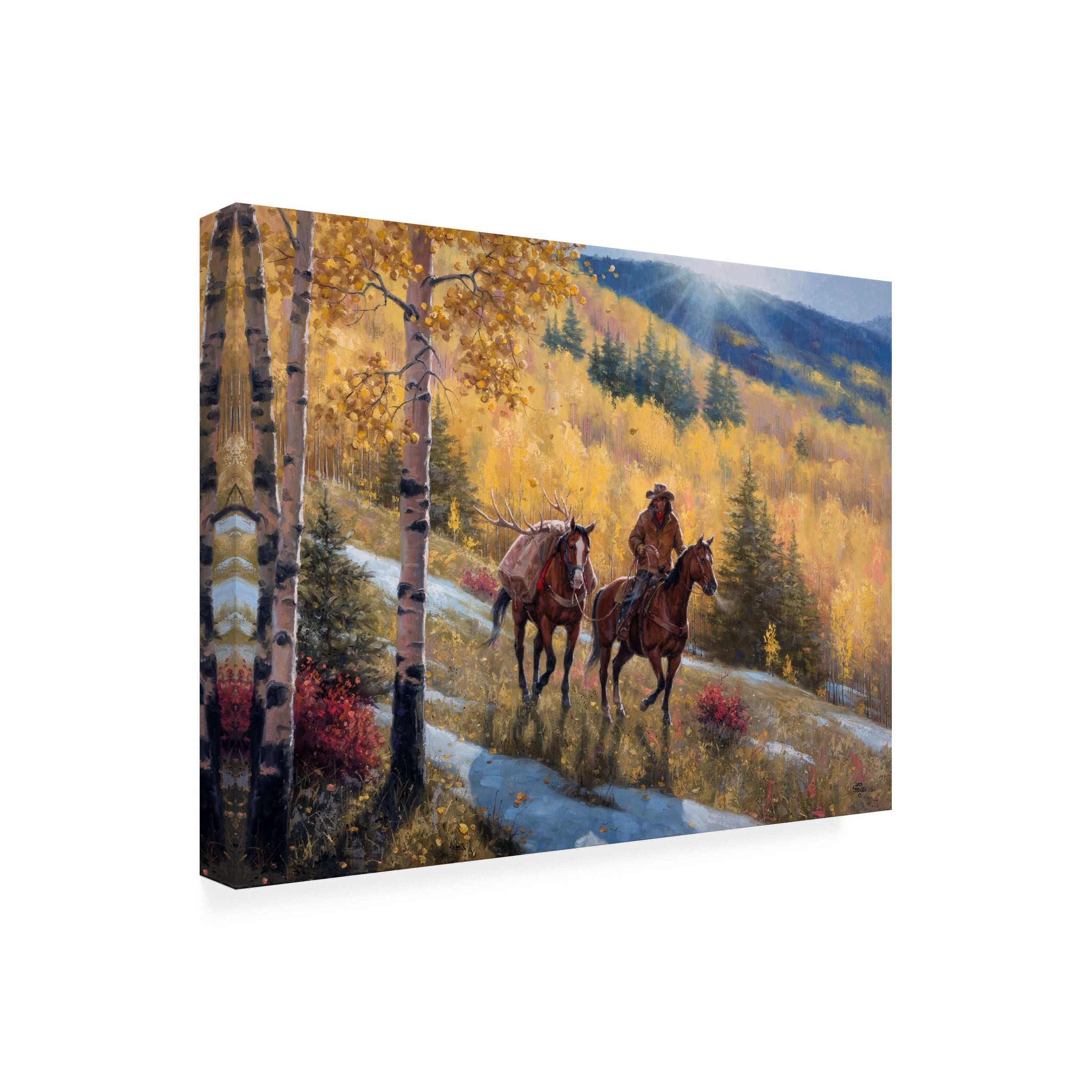 Jack Sorenson 'Glow Of Indian Summer' Canvas Art
