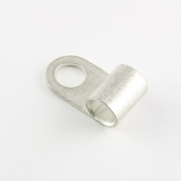 2 Ga. Flag Ring Terminals, 3/8" Stud - (pack of 5)