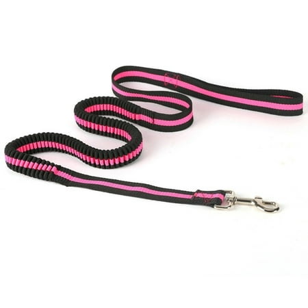Noctilucent Elastic Adjustable Retractable Lead Rope Dog Running Leash Shock Absorbing Restraints Durable for Pet