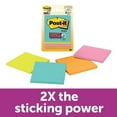 thumbnail image 4 of Post-it® Super Sticky Notes 3321-SSMIA-C, Miami Collection, 3 in x 3 in (76 mm x 76 mm), 4 of 5