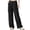 Black, variant on 2026 Womens Lounge Formal Pants - Spring Soft Drawstring High Waisted Lightweight Casual Pants with Pockets,Wide Leg Linen Pants,Relaxed Ankle Length Wide Leg Fashion Pants for Womens Blue Size:XL