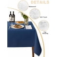 thumbnail image 2 of Navy Blue Ombre Table Cloth, Modern Abstract Art Gradient Aesthetics Waterproof Tablecloth for Rectangle Tables, Reusable Washable Fabric Table Cover for Restaurant Kitchen Dining Tables 54"x108", 2 of 6