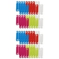 thumbnail image 1 of 80Pcs Cable Labels Tags for Marking Wires Multicolored Cable Management Labels Clip Cord Cable Identification Marking, 1 of 8