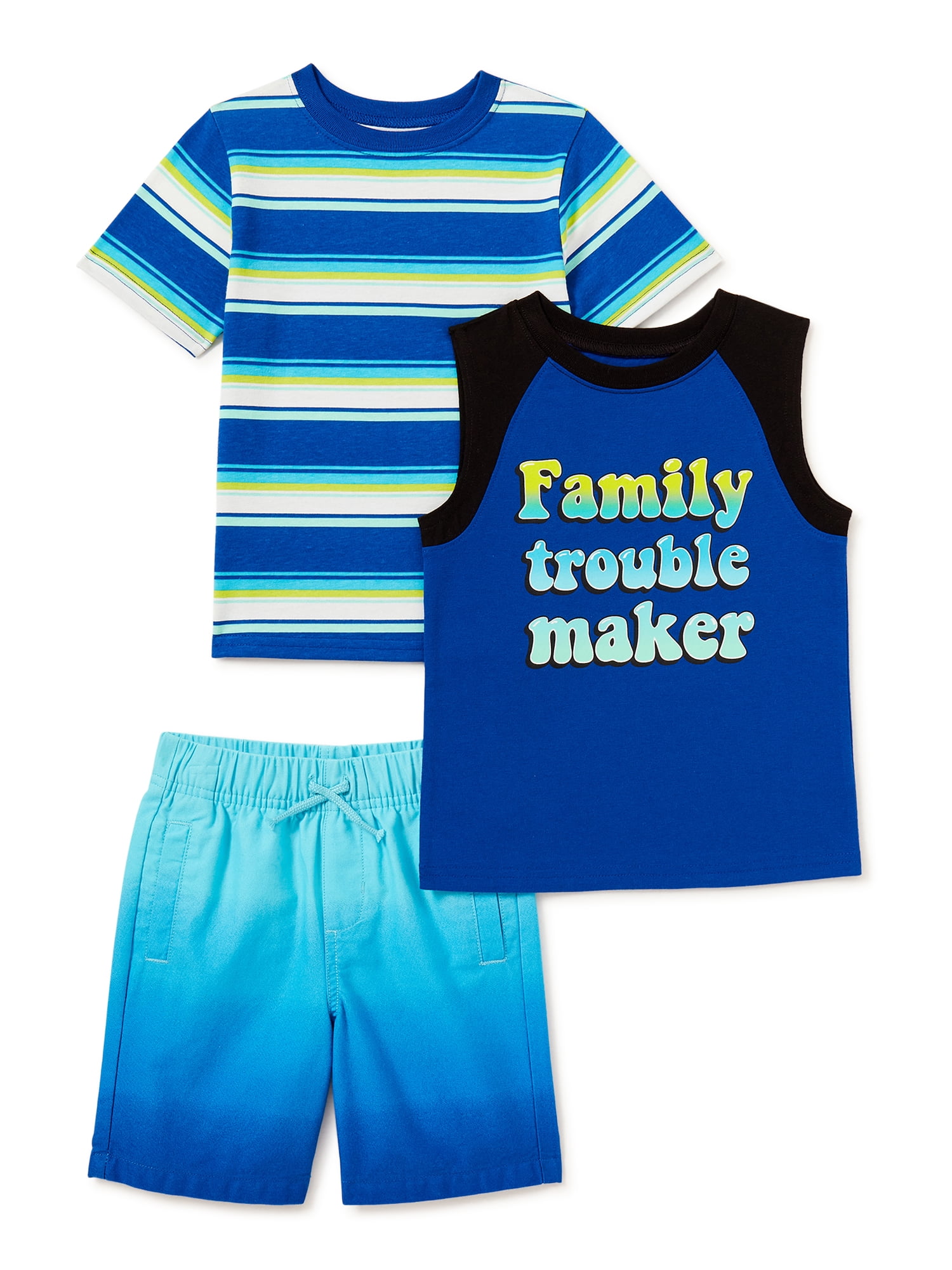 Garanimals Garanimals Baby Boy & Toddler Boy TShirt, Tank & Shorts