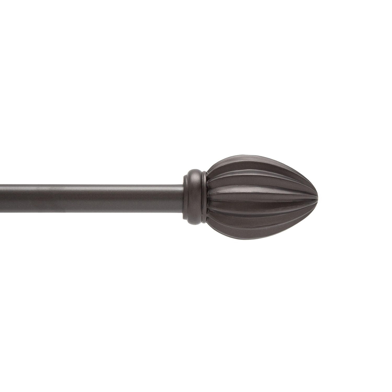 Drawstring Drapery Rods Home Trends 48 in. - 86 in. Drapery Rod Set, 5/8 in. Diameter, In ...