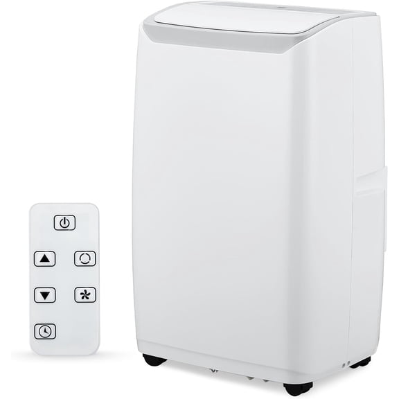Air Conditioner, 14000BTU Portable Air Conditioner With 24H Energy Save Timer, Cooling, Dehumidify, 3-Speed Fan, Suitable For Rooms Between 550-750 sqft
