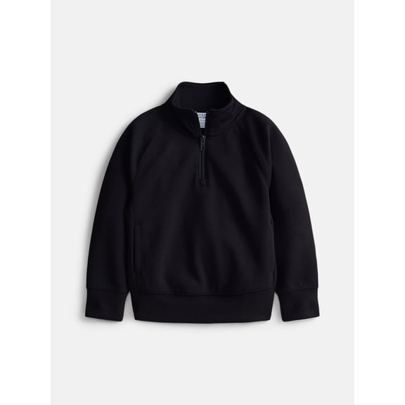 Athletic Works Boys Scubaknit Quarter Zip Pullover, Sizes 4-18