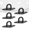 thumbnail image 4 of Stainless Steel Eye Plate, Thicken Steel Brushing Treatment Eye Plate  Shape 5Pcs  For Ceiling Fans 6mm/0.24in, 4 of 8