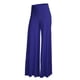 thumbnail image 1 of Jumpingount Pantalones Pantalones de yoga de cintura alta Pantalones de mujer de pierna ancha Pantalones deportivos Ropa alta Prendas para la parte inferior del cuerpo Azul 4XL, 1 of 4
