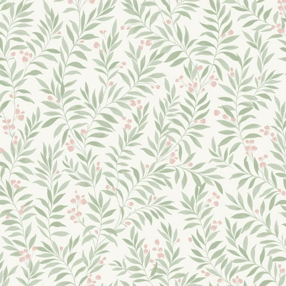 Grandeco Papier Peint Texturé en Vinyle Maison Floral Trail