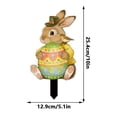 thumbnail image 3 of Tyidzon Easter Garden Stakes, 10 Inch Colorful PVC Bunny Gnome Yard Signs for Easter Decoration Outdoor, Weatherproof Ground Insert Decor for Spring Courtyard Garden Party, 3 of 7