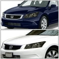 thumbnail image 2 of DNA Motoring For 08-12 Honda Accord Sedan JDM Smoked Clear Corner Headlight Lamps Pair, 2 of 5