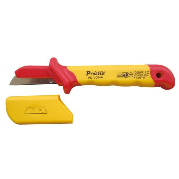Eclipse Tools PD-V004A VDE 1000V Insulated Straight Blade Cable Knife