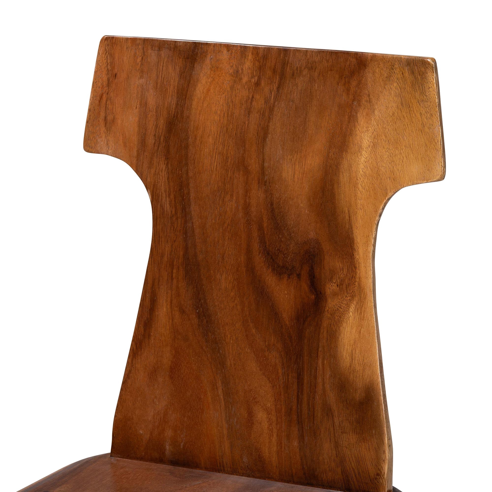 bali & pari Larissa Boho Dining Chair, 18.1" H Seat Height, Natural Brown