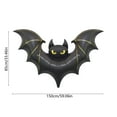 thumbnail image 3 of Large Foil Halloween Bat Balloon, Inflatable Halloween Decoration for Indoor Outdoor Party Home Garden Lawn and Store, 3 of 6