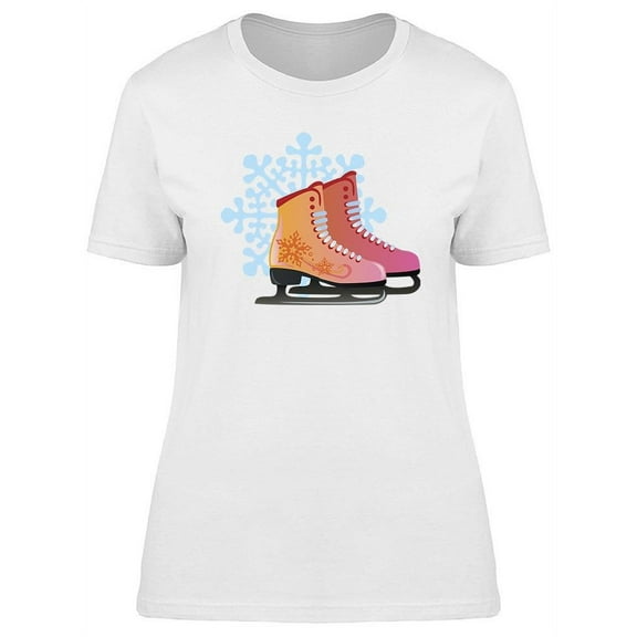 Pair Of Red Skates T-Shirt Women -Image by Shutterstock, Female XX-Large
